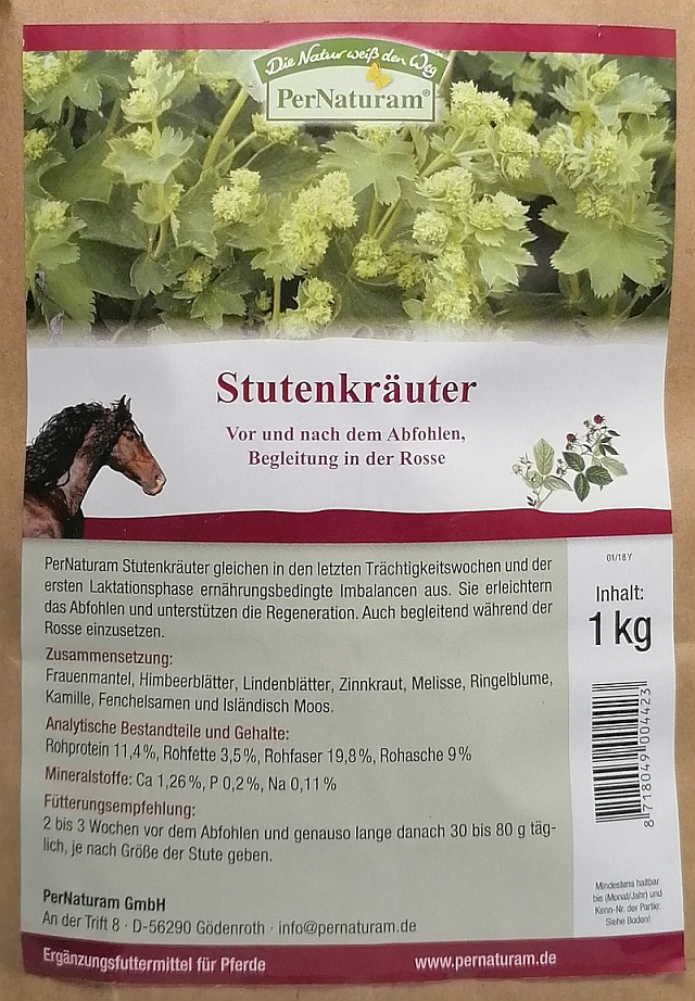 Stutenkräuter, PerNaturam, 1kg