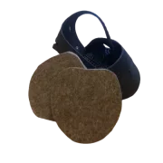 Einlagen für Hufschuhe Wollfilzsohle (1 Paar), braun