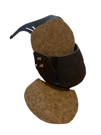 Einlagen für Hufschuhe Wollfilzsohle (1 Paar), braun