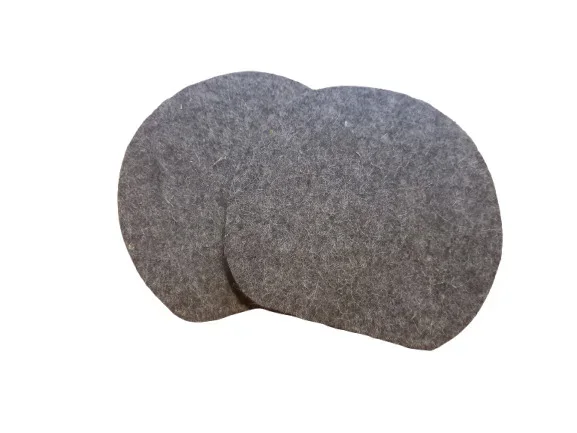 Einlagen für Hufschuhe Wollfilzsohle (1 Paar), braun