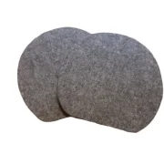 Einlagen für Hufschuhe Wollfilzsohle (1 Paar), braun