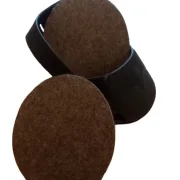 Einlagen für Hufschuhe Wollfilzsohle (1 Paar), braun