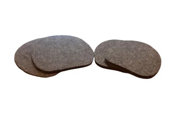 Einlagen für Hufschuhe Wollfilzsohle (1 Paar), braun
