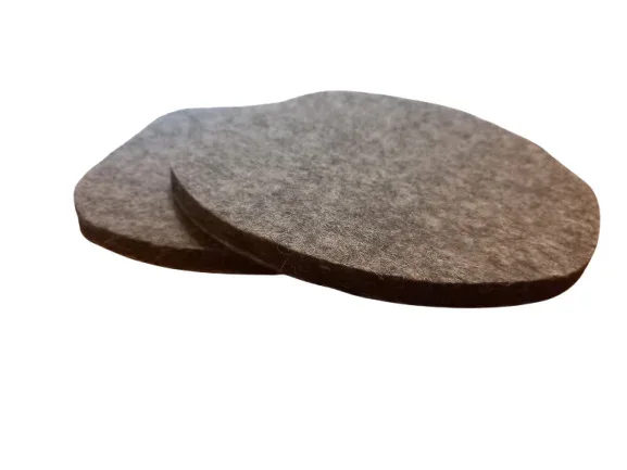 Einlagen für Hufschuhe Wollfilzsohle (1 Paar), braun