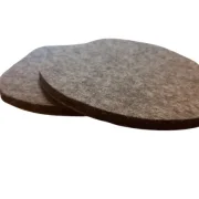 Einlagen für Hufschuhe Wollfilzsohle (1 Paar), braun