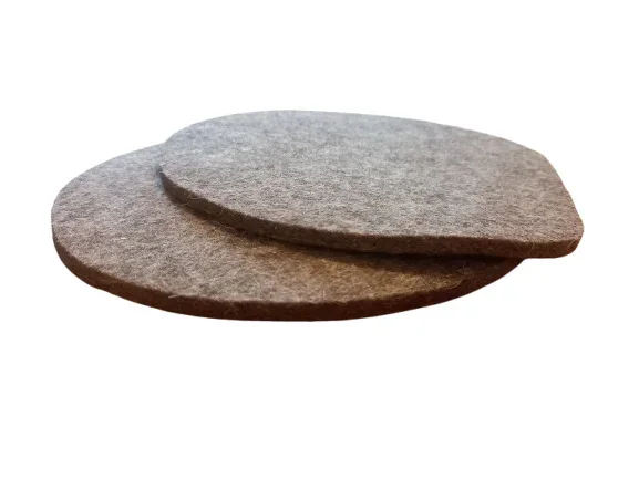 Einlagen für Hufschuhe Wollfilzsohle (1 Paar), braun